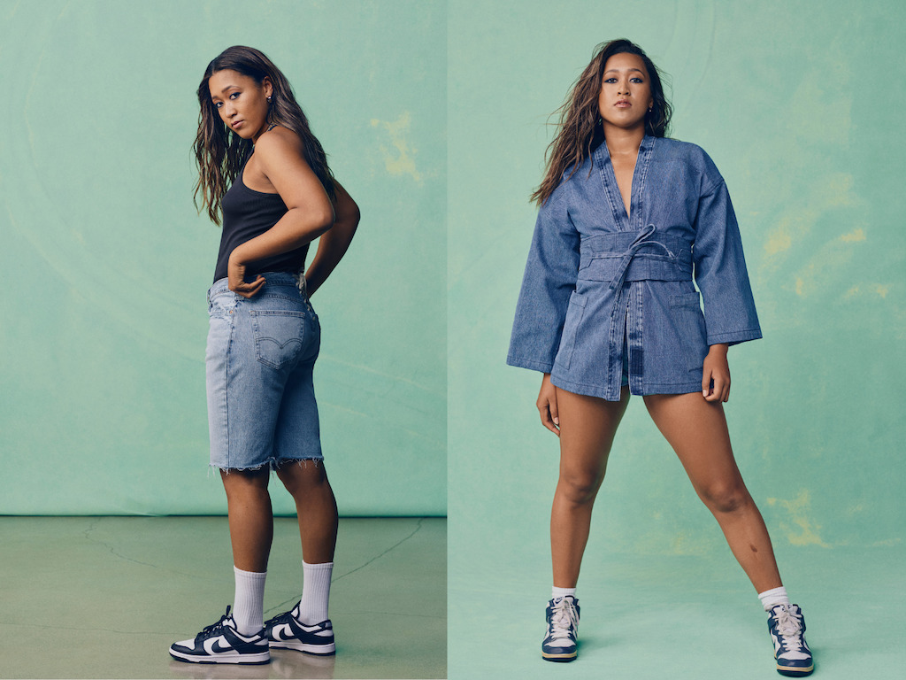 Levi's is teaming up with four-time Grand Slam singles champion and activist Naomi Osaka to launch a limited-edition denim collection