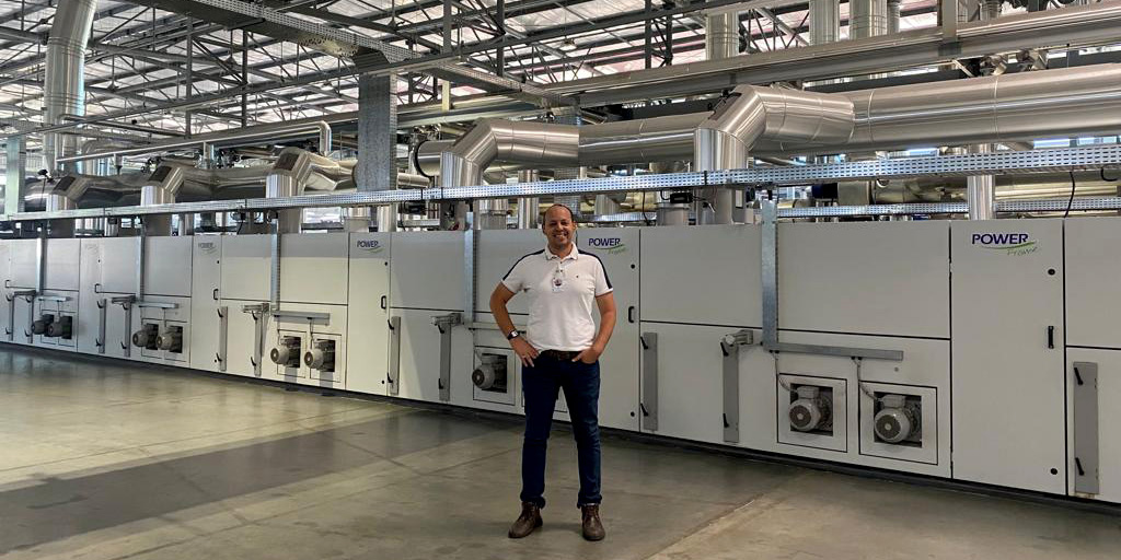 New BRÜCKNER stenter at GRUPO MALWEE in Brazil convinces by productivity and energy saving