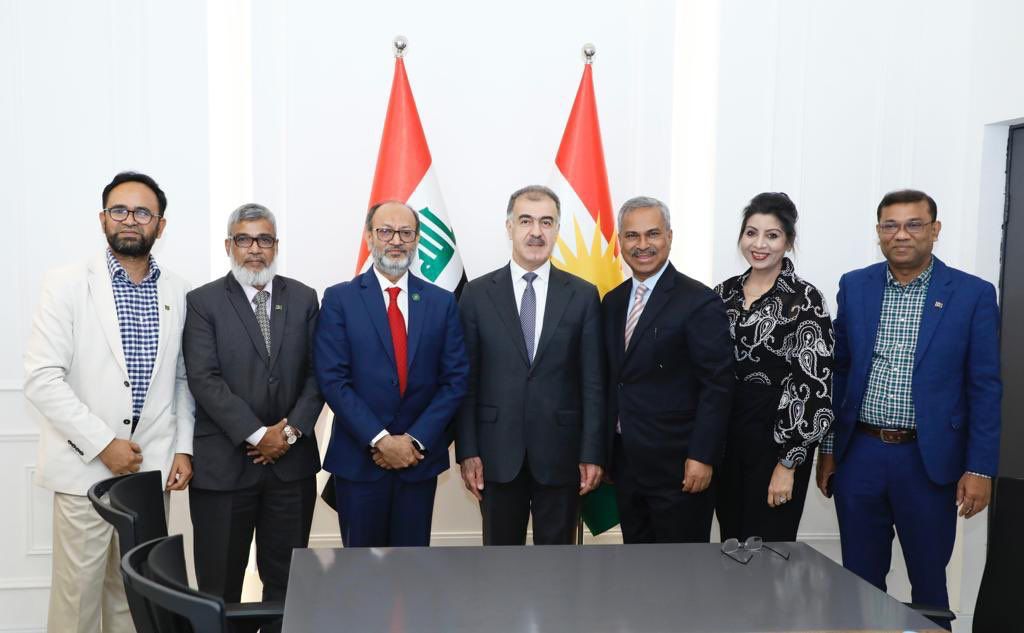 BGMEA President meets Minister of Foreign Relations of Kurdistan Regional Government to discuss strengthening bilateral relations