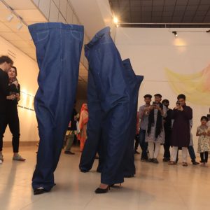 BGMEA joins hands with renowned Belgian visual artist Miet Warlop in presenting a unique installation at the Dhaka Art Summit