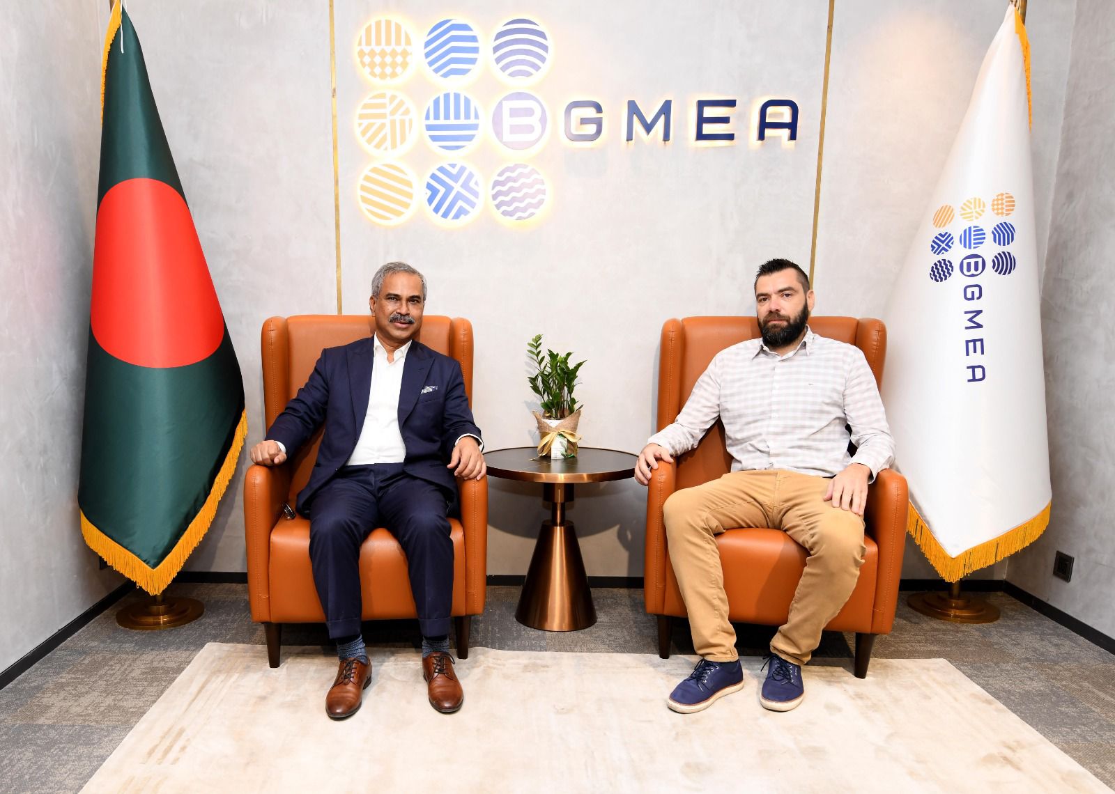 Chairman of Orkim Chemicals Calls on BGMEA President Faruque Hassa